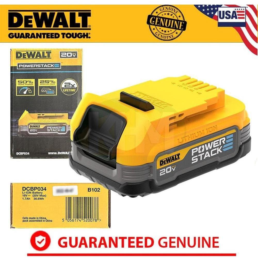 Dewalt DCBP034 20V Powerstack™ Lithium Ion Battery (1.7Ah) - KHM Megatools Corp. Dewalt DCBP034 20V Powerstack™ Lithium Ion Battery (1.7Ah) - KHM Megatools Corp.